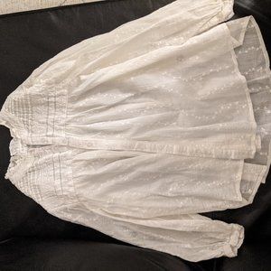embroidered white blouse